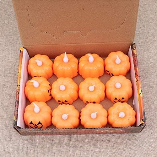 Pumpa värmeljus ljus 12-pack - batteridriven