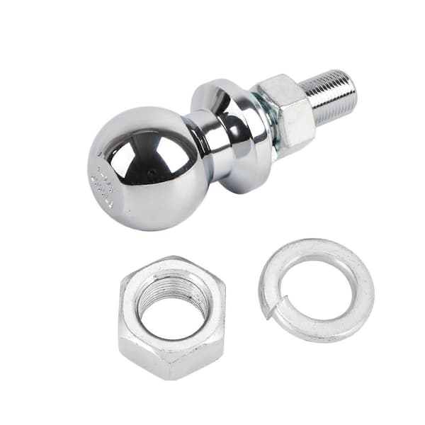 1-7/8 tommer diameter krom sekskantmutter tilhengerkule for ATV UTV gressklipper 5/8x1-3/4 tommer skaft 2000 LBS