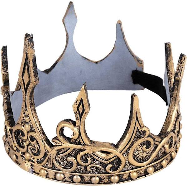 Halloween Kongekrone Hodebånd, 3D Antikk Tiara Hodeplagg for Middelalderfest Cosplay