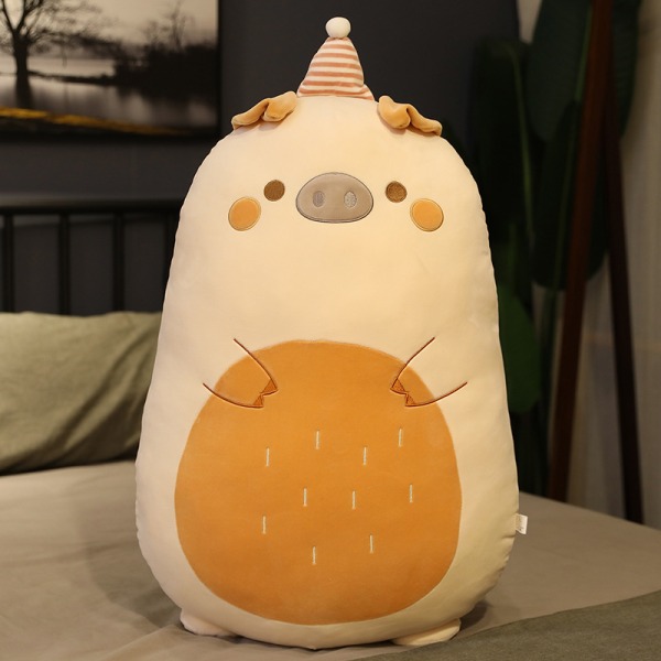 Squishmallow Pute Dukke Kawaii Dyr Fett Dinosaurpute Plysj Unicorn 80cm Pig#1 45cm
