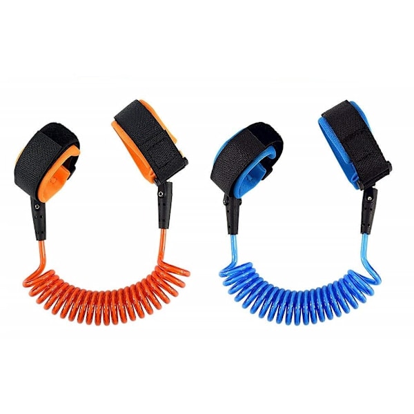 Elastiskt Barnkoppel (fästs vid handled) 2m - orange