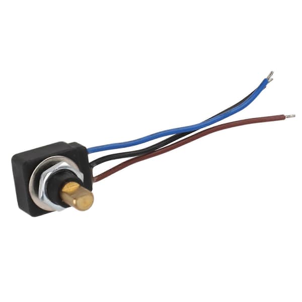 Drejelig potentiometer med forbindelsesledning 10K Ohm lineær konisk justerbar modstand 3-benet potentiometer ABS kobber IP65