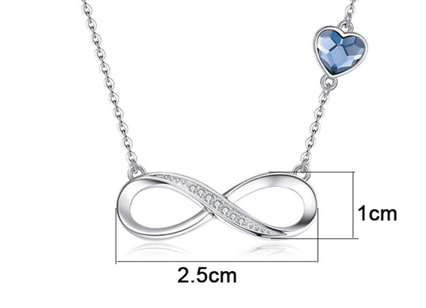 Sølv Infinity Armbånd for Kvinner, Justerbart Kjærlighetsarmbånd for