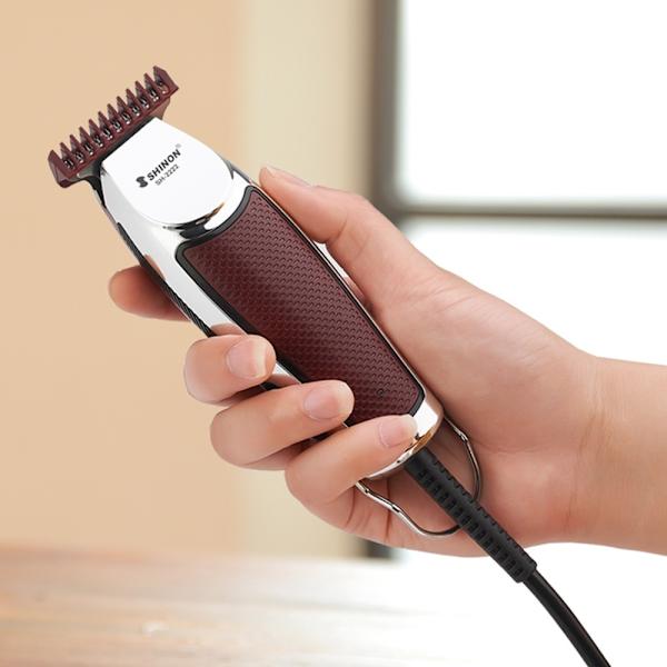 Skallig hårklippare för män Professionell skäggtrimmer brown