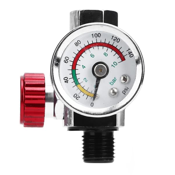 G1/4 140psi Lufttryksregulator Sprøjtemaling Lufttryksregulator Airbrush Justeringsventil