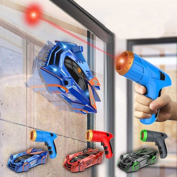 Ny Hot Zero Gravity Laser, Laserstyrt Veggracer, Veggklatrende Racerbil red
