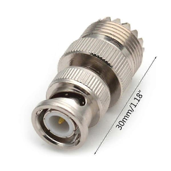 SO239 PL-259 UHF hunstik til BNC hanstik RF koaksialadapterstik