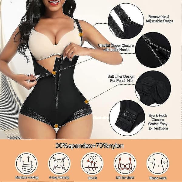 Formande Bodysuit för Kvinnor, Tummy Control, Girdle, Korsett, Midjetränare