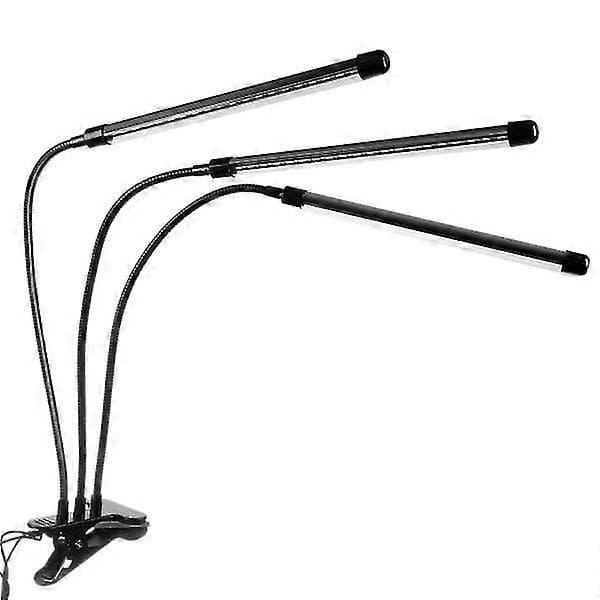 Justerbar dyrkingslampe - LED, Timer svart