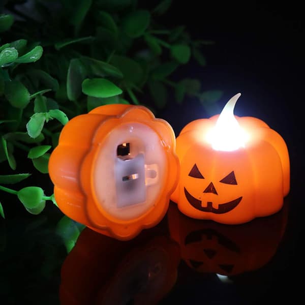 Pumpa värmeljus ljus 12-pack - batteridriven
