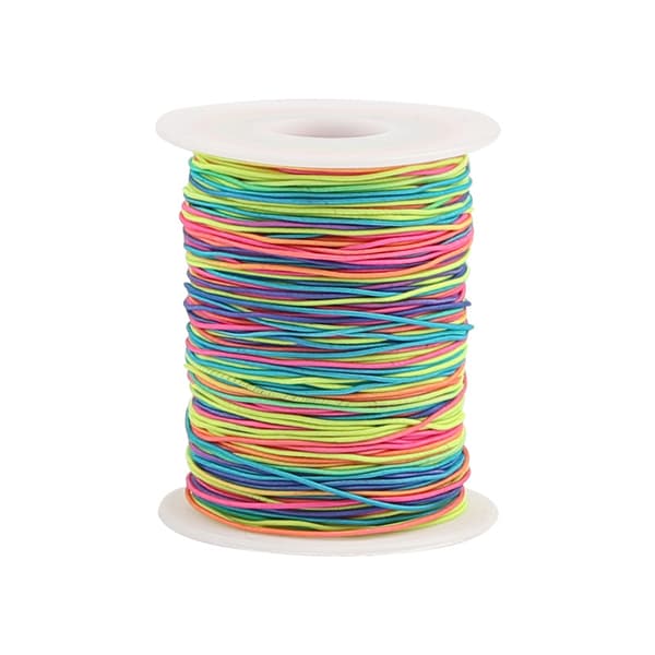 2 st Elastiskt Armbandssnöre 50m Starkt Elastiskt Armband