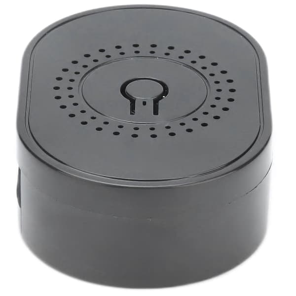 Mini Dimmerbryter Intelligent Trinnløs Dimming Delbar Tre Koblingsmetoder APP Dobbel Kontrollbryter for WIFI Lys Svart