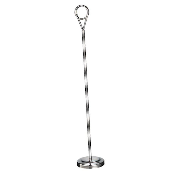 1/2/3/5 Bordnummerholder i rustfrit stål Skiltholder Fotostativ Til Silvery 40cm 1 Pc