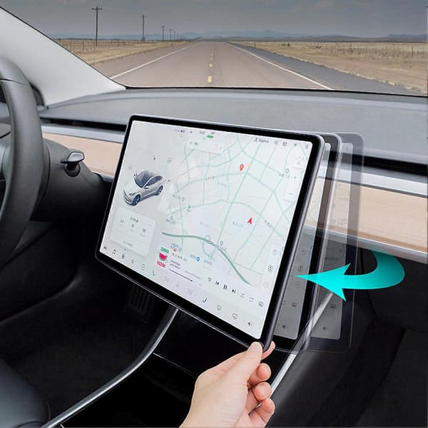 Midterkonsol Skærm Roterende Holder GPS Navigation Skærm Drejelig Montering Erstatning til Tesla Model 3 Y