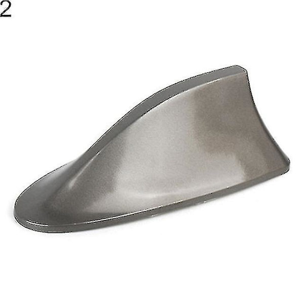 Uppgraderad signal Universal Car Shark Fin Antenn Auto Roof Fm/am Radio Antennbyte Grey