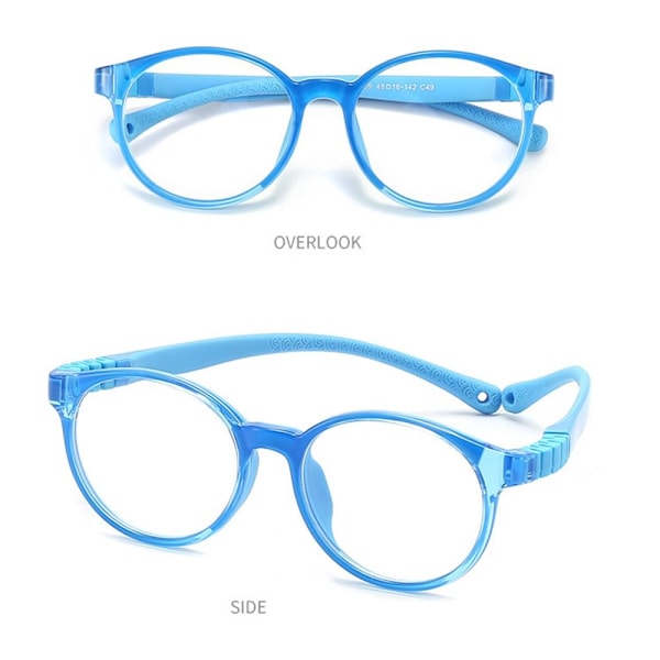 Børnebriller Komfortable briller SORT BLÅ qd Black blue
