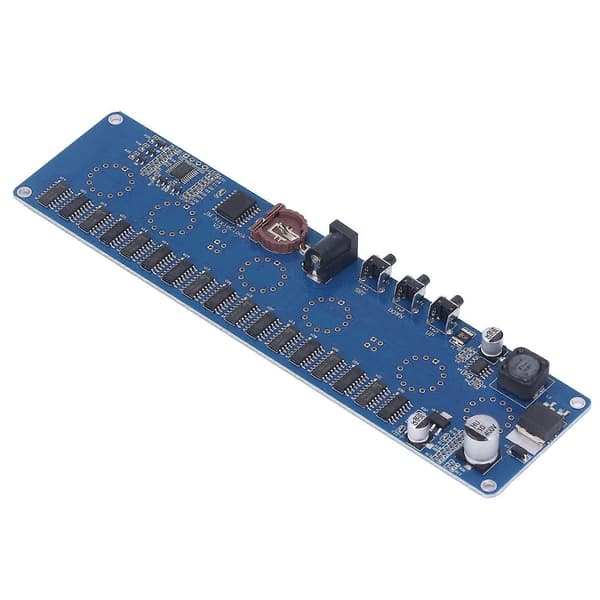 Glödande rörklocka DIY-kit Hög noggrannhet IN14 Nixie-rörklocka DIY-delar DC12V för heminredning