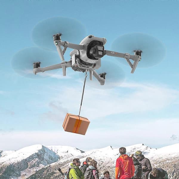 Luftudkastningssystem Kasteudstyr Landingsstel til DJI Air 3 Drone til at kaste madding og levere mad