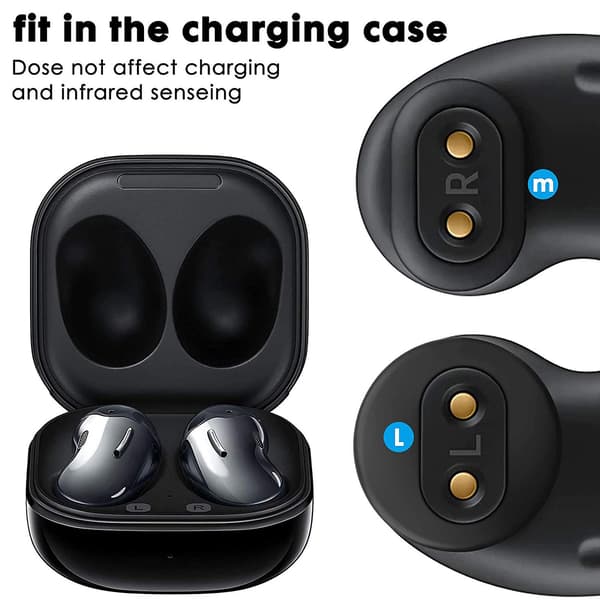 Til Samsung Galaxy Buds Live Bluetooth Headset Vaskbare Ørepropper Øretelefonhylster[RONg]