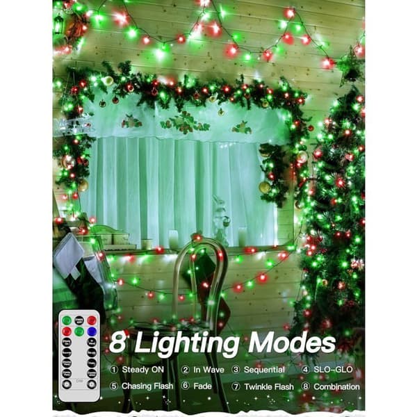 String lights - 200 LEDs - 20 meters - Waterproof - Remote control [RONg]