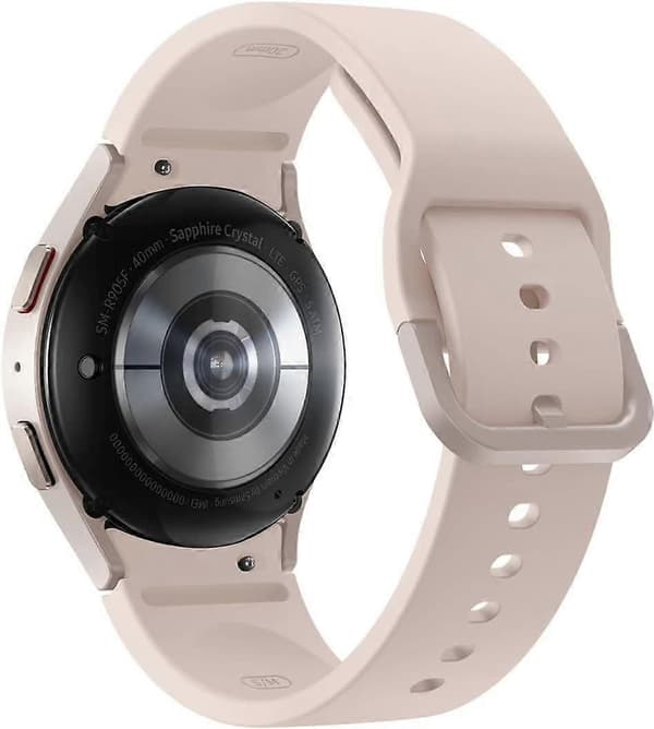 Passer til Samsung Galaxy Watch 5 6 4 silikonrem, flat spenne smartklokkerem universal - rosa[RONg]