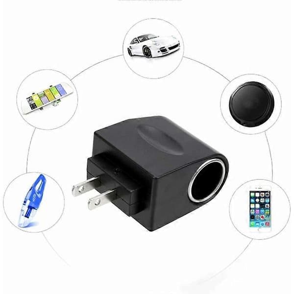 Bil Inverter Strømadapter, 220V til 12V Strømtransformator Stikkonverter Adapter Cigarettænder Adapter [RONg]