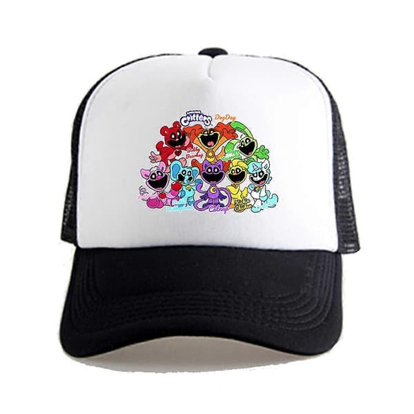 Smiling Critters Snapback Baseballcap Barn Gutter Jenter Sommer Justerbar Pustende Solhatt [RONg]
