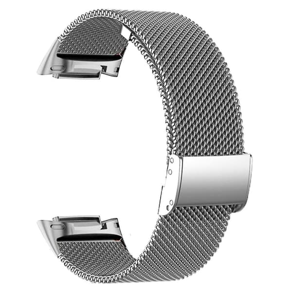For Fitbit Charge 6/5 Milanese Mesh Klokkereimer Erstatningsklokkereimer