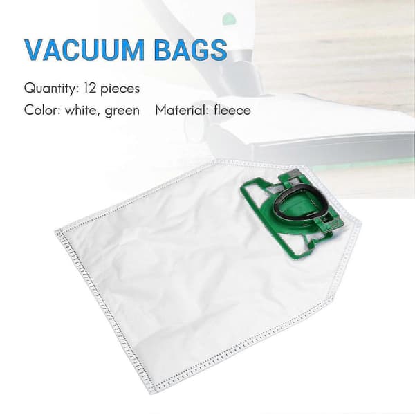 Vorwerk Kobold VK200/FP200 Original Dammsugarpåsar 12-Pack Ersättning