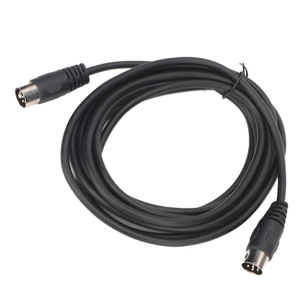 6-pinners DIN-kabel hann til hann Plug and Play lydsignalforbindelse DIN-forlengelseskabel for digital enhet 3 meter / [RONg]