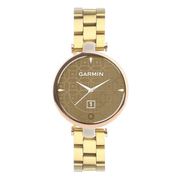Justerbar smarturrem i rustfrit stål til Garmin Lily - Sort