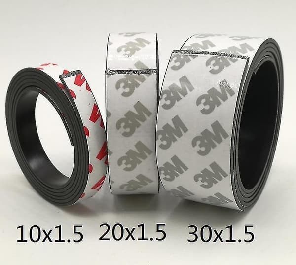 20 X 1,5 1Meter parti Gummimagnetbånd [RONg]