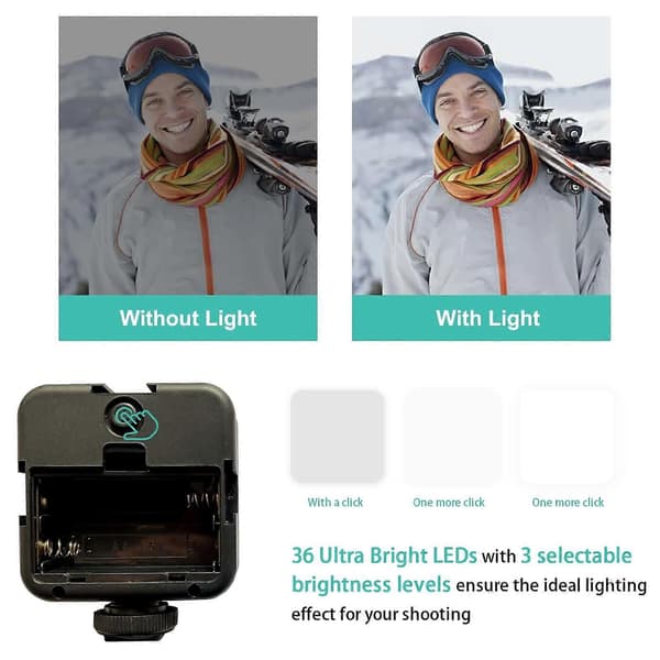 Smartphone Vlogging Kit til iPhone Android med stativ Mini mikrofon Starter Vlog kit til TikTok L[RONg]