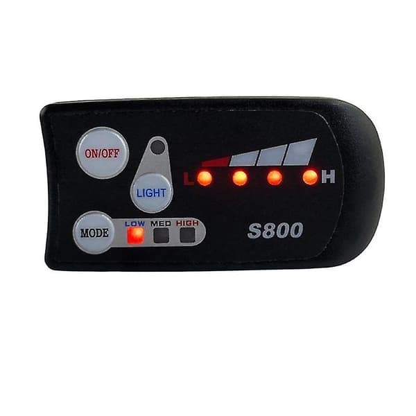 Elektrisk Cykel 36v48v S800 Led Lcd Meter Kontrolpanel Display Til Ebike Controller 5 Pin Vandtæt [RONg]