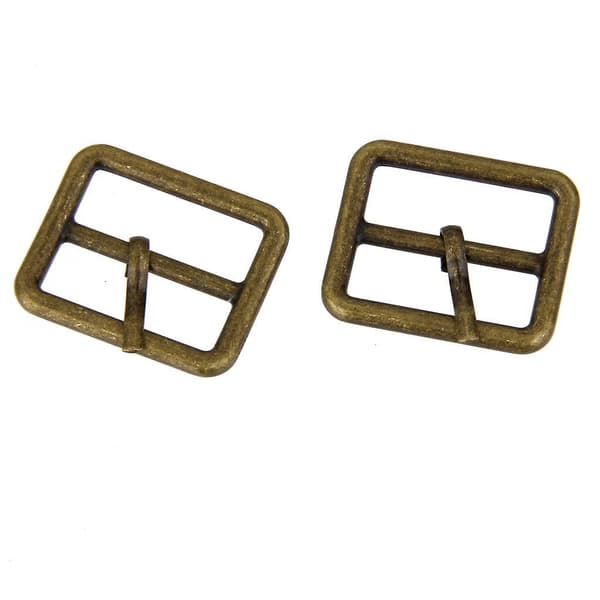 Metallrulle spenner Rektangel Tri-glide spenne Bronse 25mm [RONg]