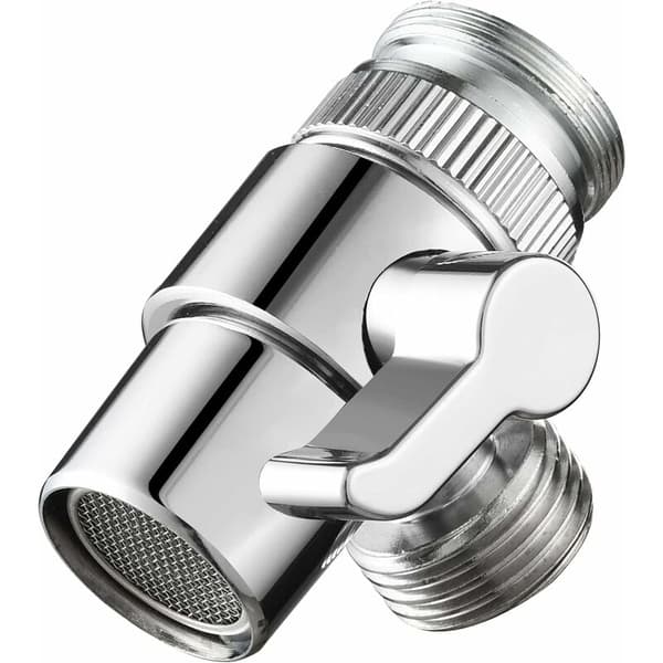 3-veis avleder ventil messing kran avleder ventil med M22 til M24 kranadapter, kranerstatning