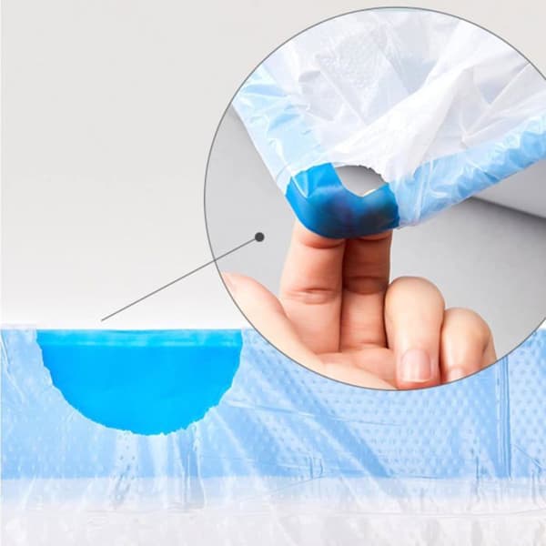 Cat Bags - Self-Cleaning - 15 Pieces Per Roll - 6 Rolls - Biodegradable