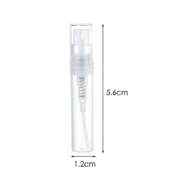 2 ml 30 st Mini Spray Atomizer Tomma Flaskor, Bärbar Parfym Tom Provflaska Spruta För Parfym Flytande Smink [RONg]