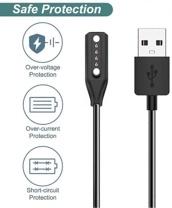 Oplader til Bose Frames Alto/Rondo/Soprano/Tenor, Erstatnings Magnetisk USB-opladerkabel til Bose Frames Audio Sun [RONg]