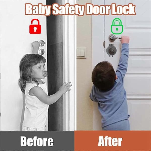 4-pack barnlås för deadbolt, barnsäker deadbolt-täckning, dörrsäkerhetslås för barn [RONg]