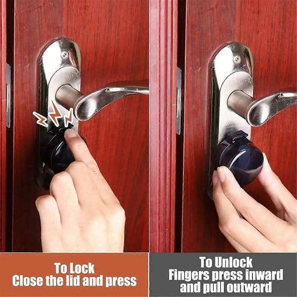4-pack barnlås för deadbolt, barnsäker deadbolt-täckning, dörrsäkerhetslås för barn [RONg]