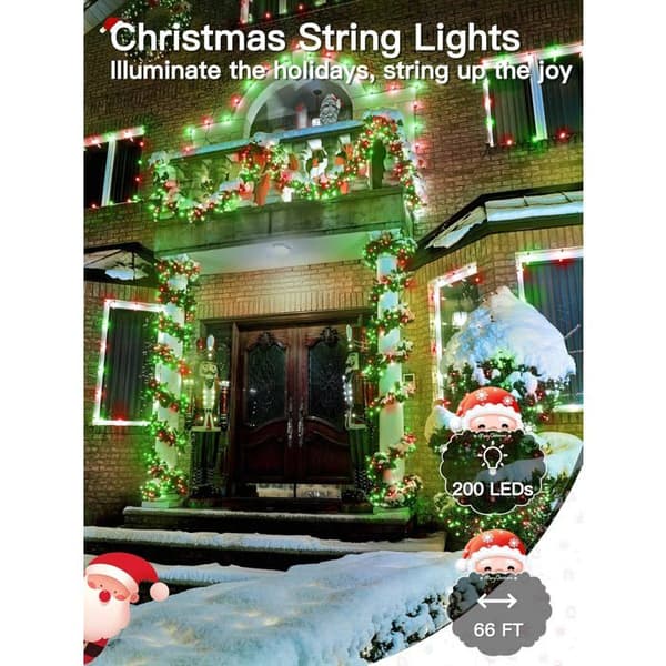 String lights - 200 LEDs - 20 meters - Waterproof - Remote control [RONg]