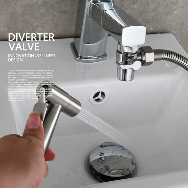 3-veis avleder ventil messing kran avleder ventil med M22 til M24 kranadapter, kranerstatning