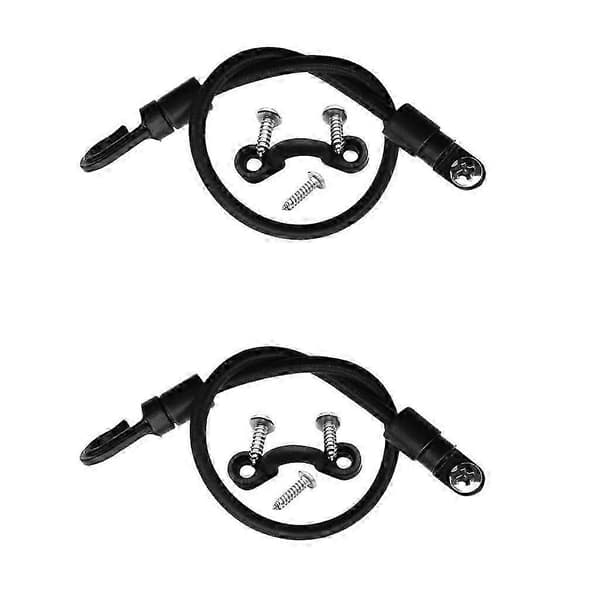2x Set om 2 - Spöhållare, Spöskydd, Däckmonterad Anslutning, Relingsmonterad Spörem, Spöfästrem [RONg]