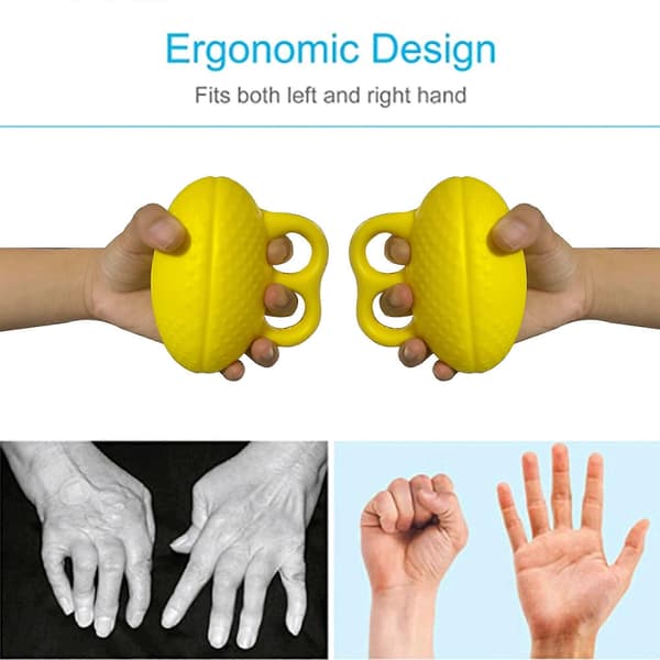 Fingerbold Træningsbold Grebsbold Stressbolde Hånd Finger Grebsstyrkende Håndtræning [RONg]