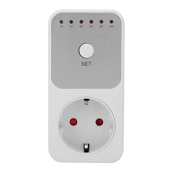 Timer Strømkontakt Bryter Plug-in Nedtellingstimer Bryterkontroller EU-plugg 230V[RONg]