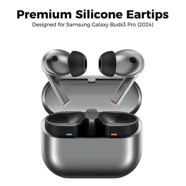 AHASTYLE WG173 For Samsung Galaxy Buds3 Pro erstatningsørepropper 3 par L M S silikon Bluetooth-ørepropper