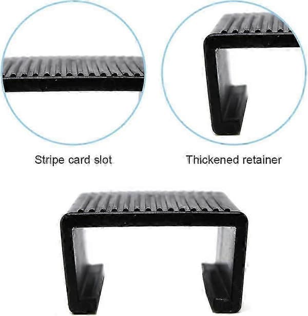 8 stk. kurvemøbelklemmer Sofaklemmer Sofa Justeringsforbindere Fastgørelsesklemmer til have udendørs sofa terrasse møbler