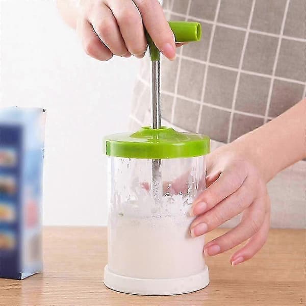 Flødeskummer Universalmixer med skridsikkert silikonegreb Håndholdt DIY Flødedispenser