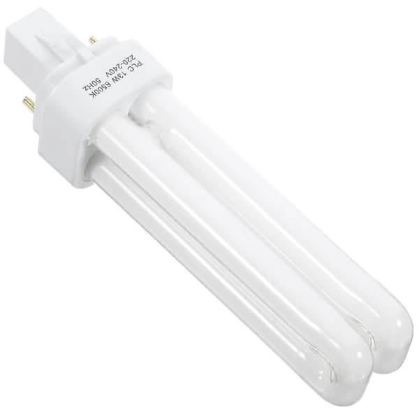4 stk. kompaktlysstofrør 13W lysstofrør 2-benet stik i LED-pære tilbehør [RONg]